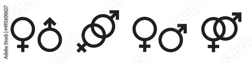 Male and Female Icon Vector