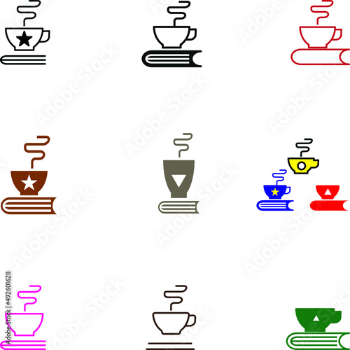 coffee cup cafe  hot steam icons set colorful and decent 
logo icons symbols trademark  patterned trendy 
restaurants icons stickers 