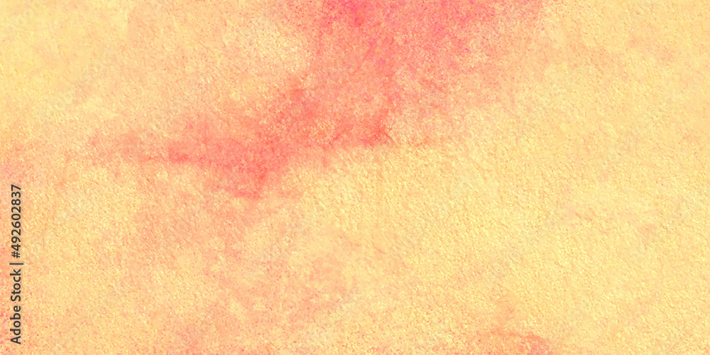 abstract watercolor background Orange paper texture Watercolor pastel background hand painted. aquarelle colorful stains on paper. cement orange background frame cement hot design.