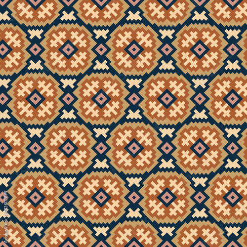 Ethnic pattern geometric colombian wayuu	
