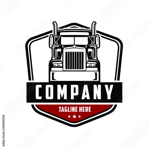 Perfect logo for trucking and freight related industry. Trucking company ready made logo
