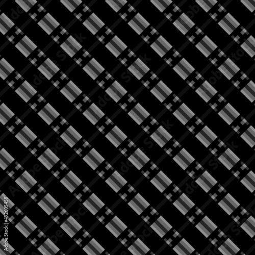 Checkered pattern. Harmonious interweaving of multi colored stripes. Great for decorating fabrics, textiles, gift wrapping, printed products, advertising, scrapbooking. Black and gray color color
