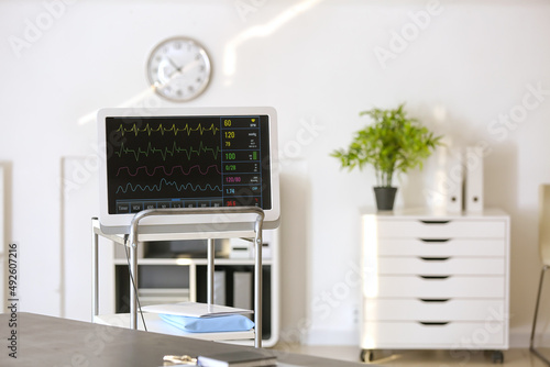 Modern heart rate monitor i...