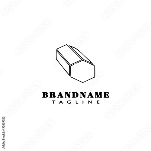 girder logo cartoon icon design template black isolated vector illustration