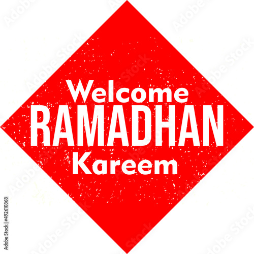The vector of Welcome Ramadan 