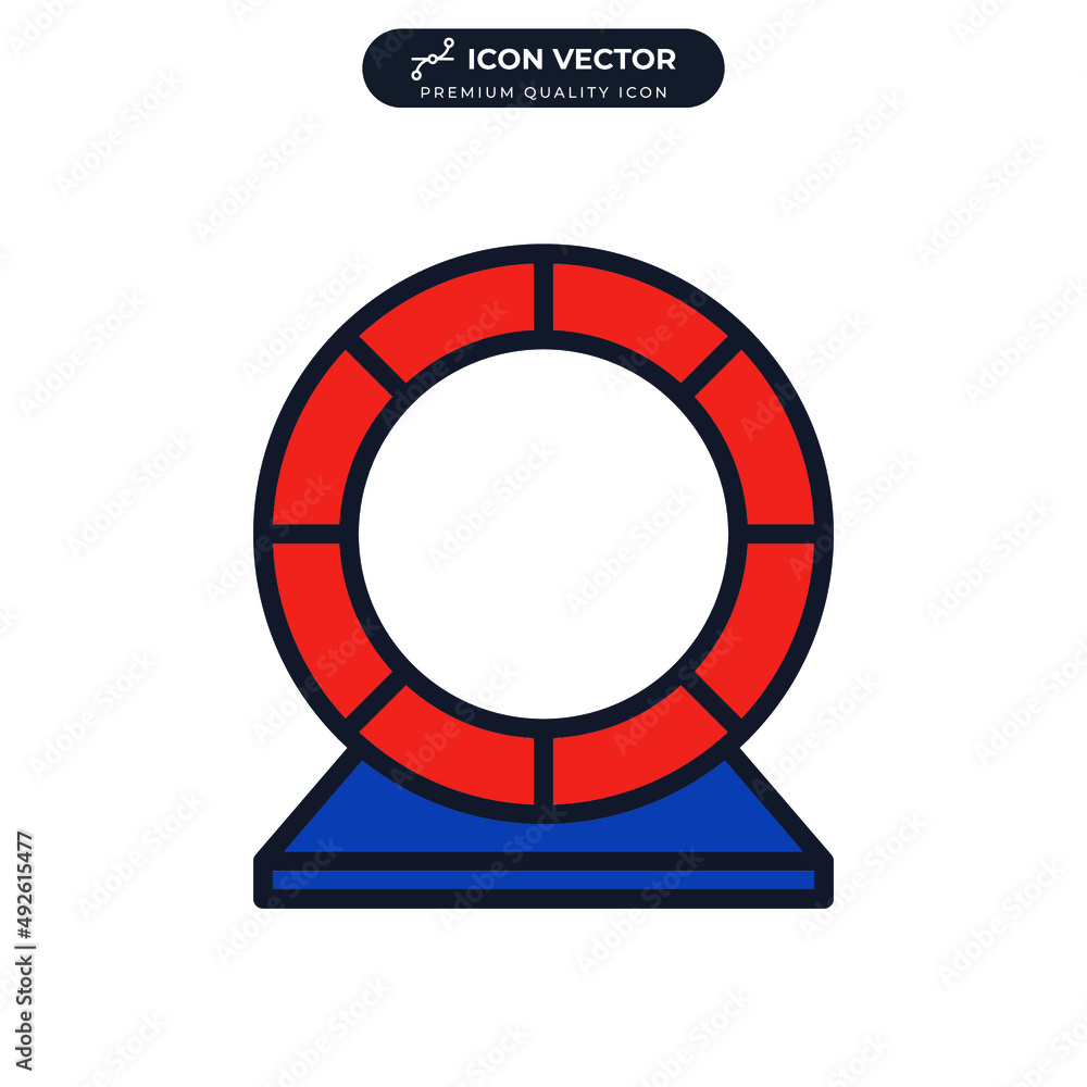 hamster wheel icon symbol template for graphic and web design collection logo vector illustration hamster wheel icon symbol template for graphic and web design collection logo vector illustration
