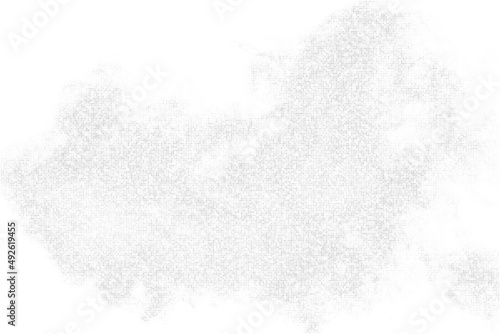 White And Grey Halftone Dotted Background. Abstract Square Dots Pattern. Silver Explosion Of Confetti. Digitally Generated Image. Vector Illustration, Eps 10.  
