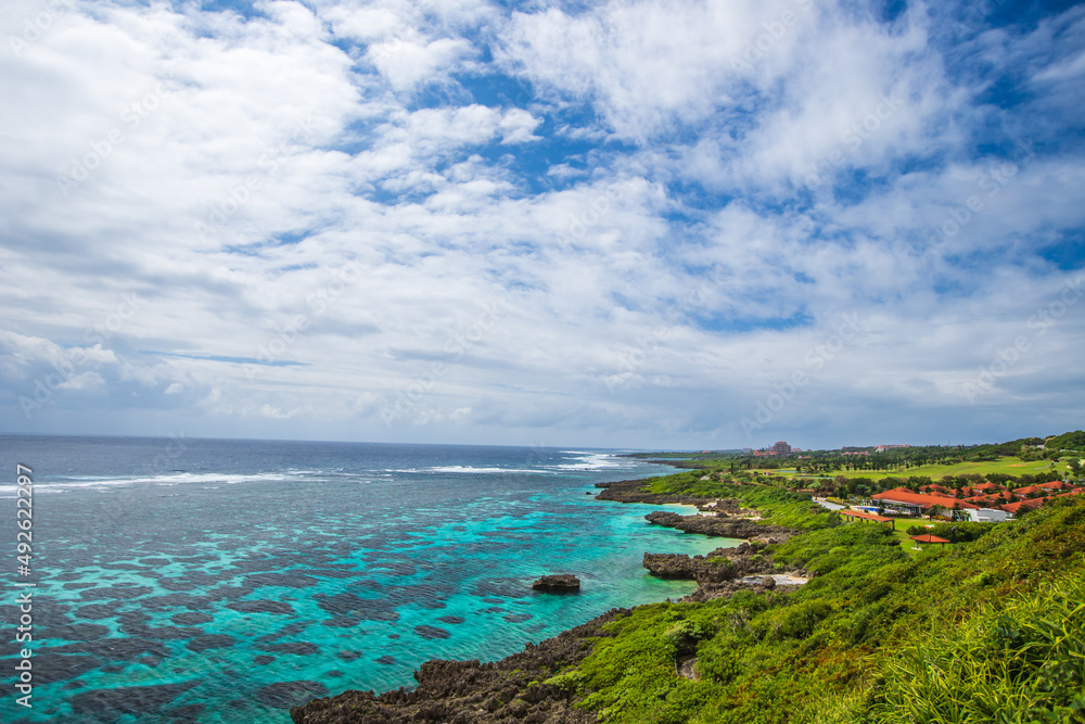 Fototapeta premium 宮古島 イムギャーマリンガーデンの風景