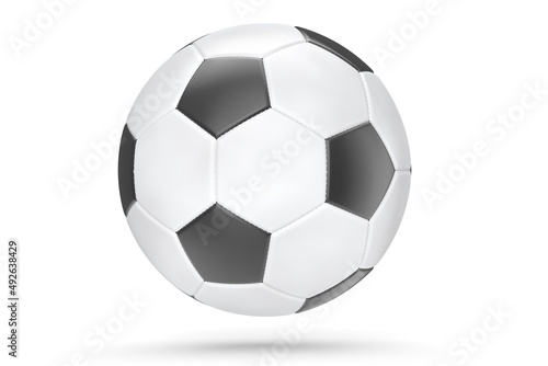 Soccer or football ball isolated on white background © Vasyl Onyskiv