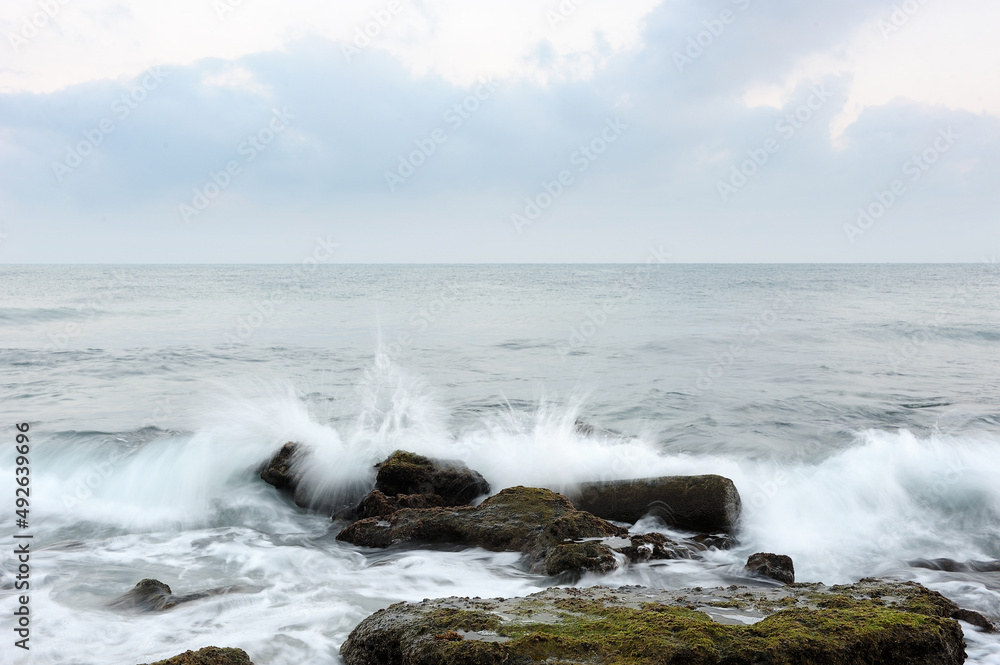 Mediterranean coast in southern Israel near the city of Ashkelon Mediterranean coast in southern Israel near the city of Ashkelon