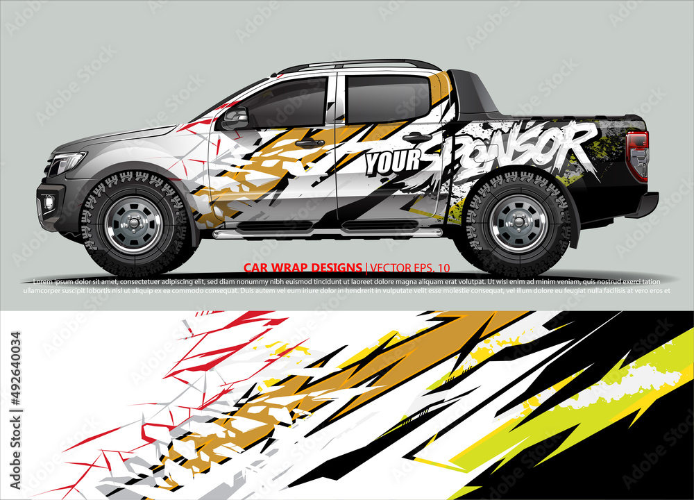 race car Livery for vehicle wrap design vector
race car Livery for vehicle wrap design vector
