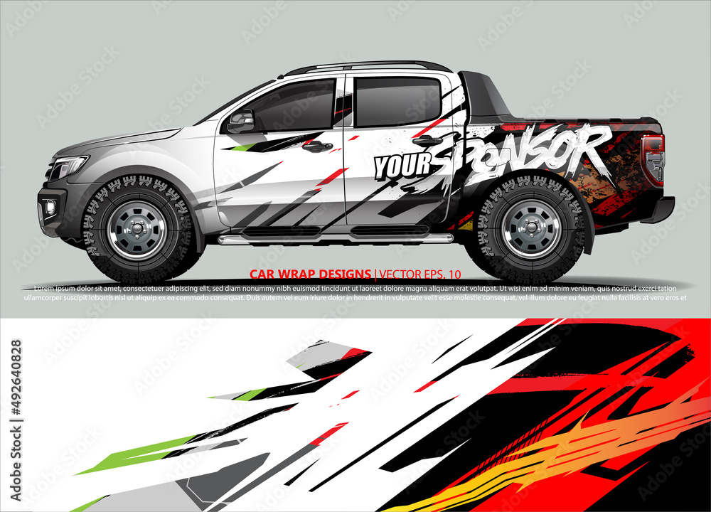 race car Livery for vehicle wrap design vector
race car Livery for vehicle wrap design vector