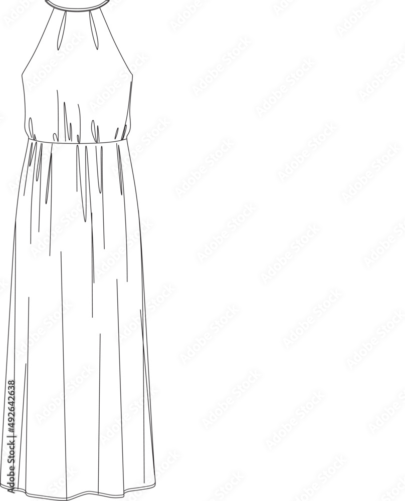 sleeveless long halter maxi dress sleeveless long halter maxi dress