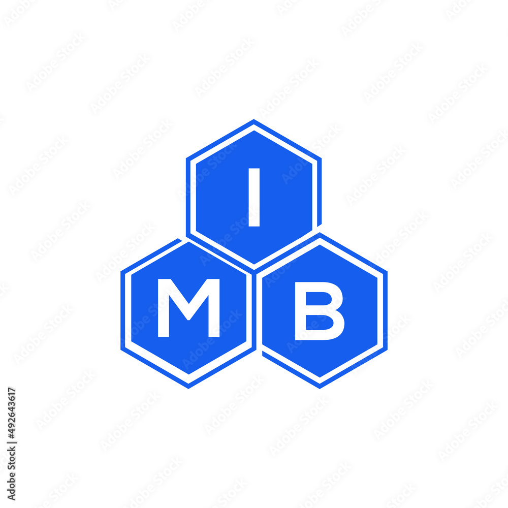 IMB letter logo design on White background. IMB creative initials letter logo concept. IMB letter design. 
