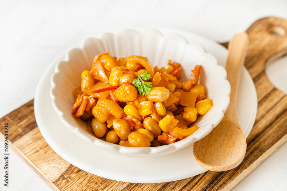 大豆のトマト炒め 大豆のトマト炒め