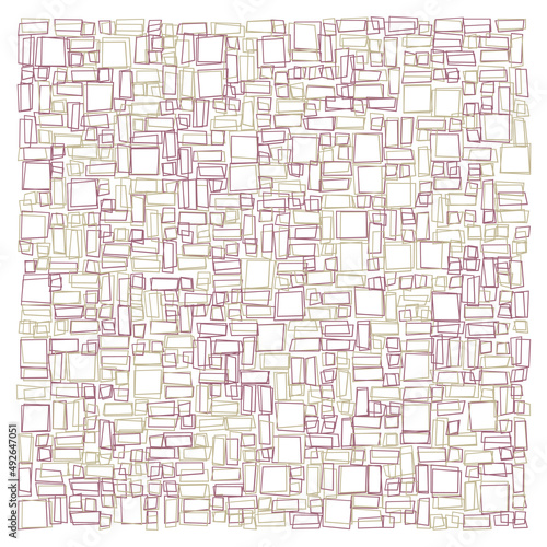 Offset Quads generative art background art illustration