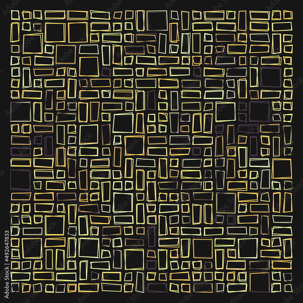 Offset Quads generative art background art illustration Offset Quads generative art background art illustration