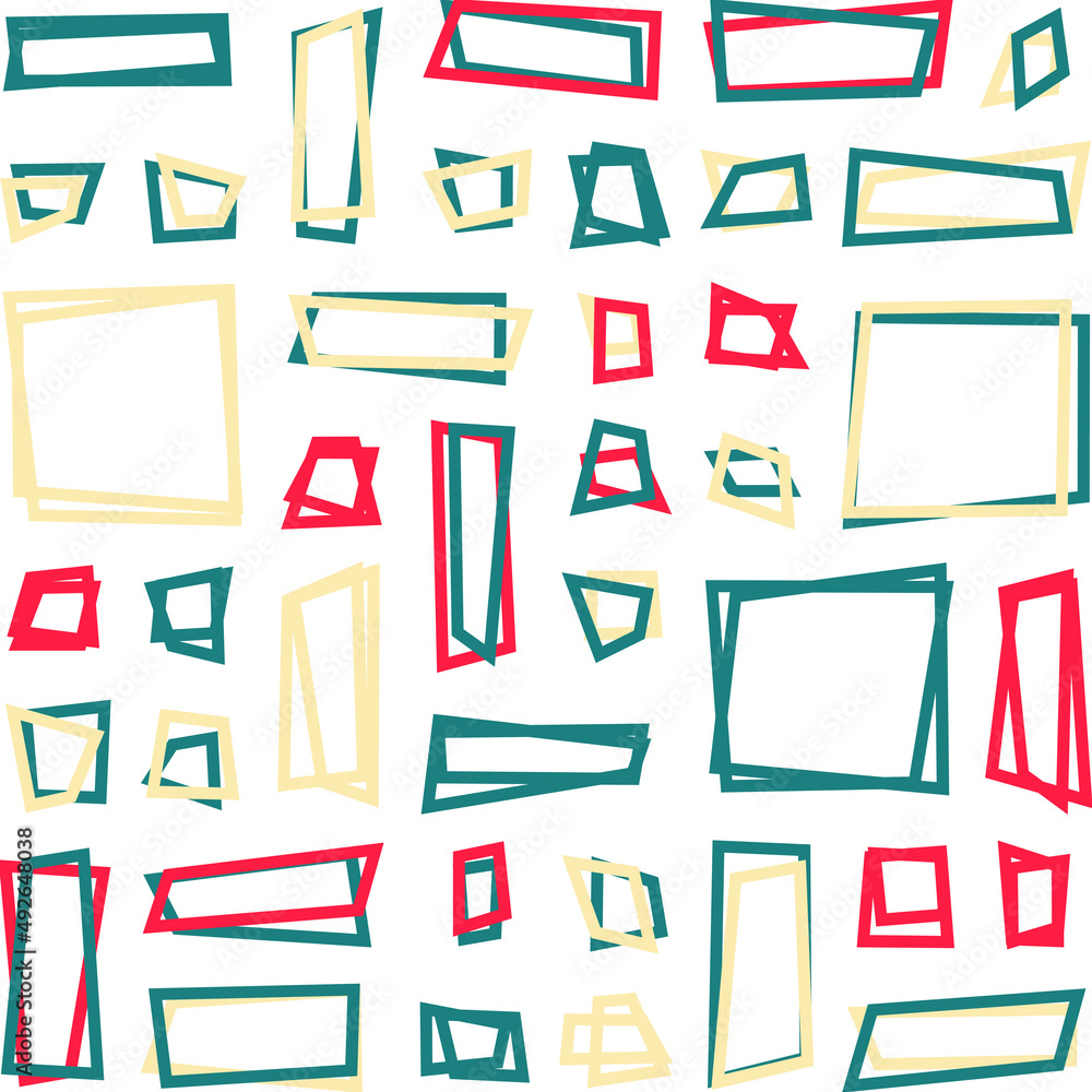Offset Quads generative art background art illustration Offset Quads generative art background art illustration