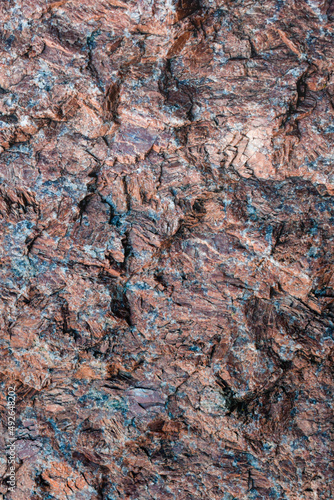 Red rock texture. Rock surface