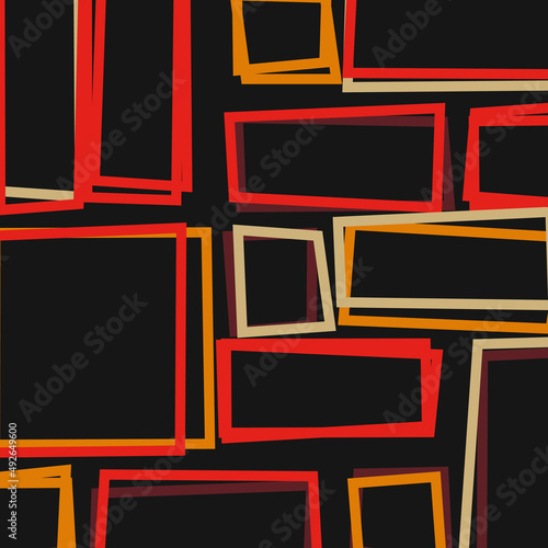 Offset Quads generative art background art illustration