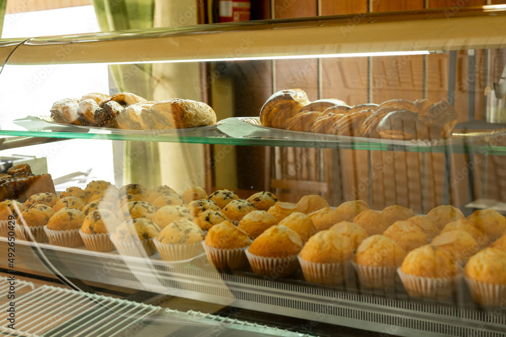 muffins on display