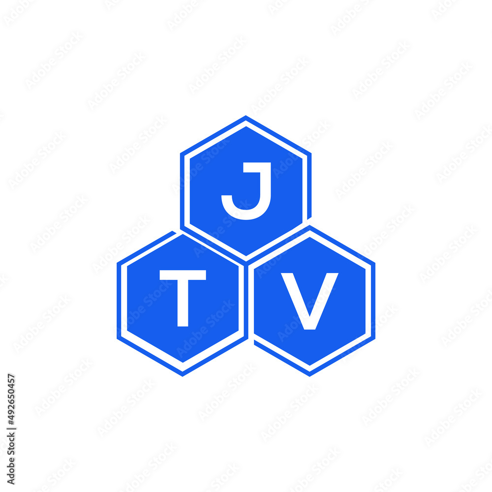 JTV letter logo design on White background. JTV creative initials letter logo concept. JTV letter design. JTV letter logo design on White background. JTV creative initials letter logo concept. JTV letter design.