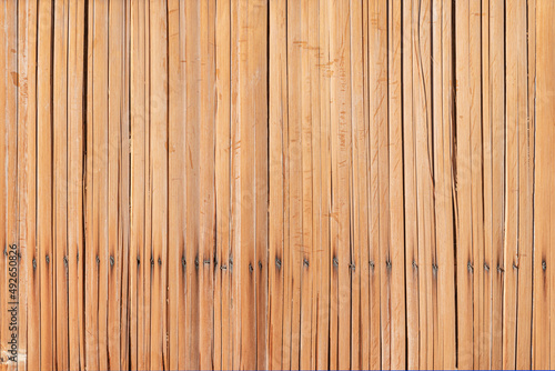 Brown bamboo fence background with great texture