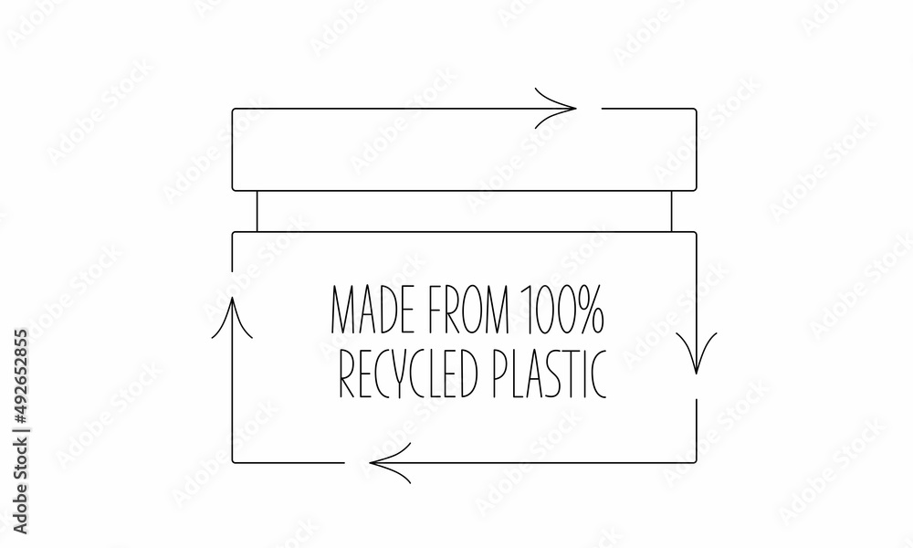 Packaging Lettering Recycled paper, plastic, wear, care - eco packaging lettering set ...