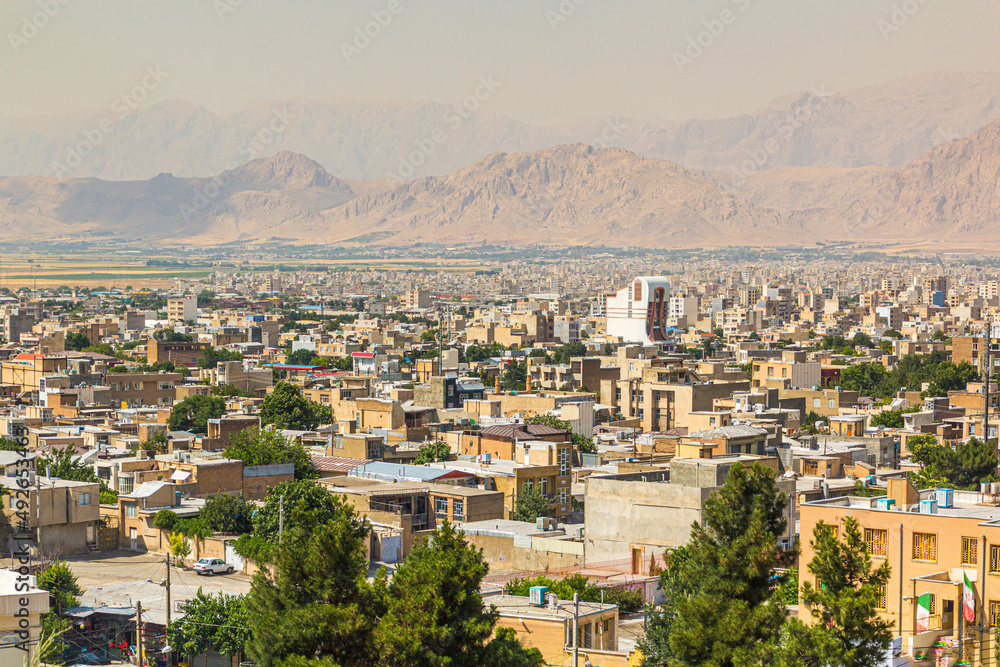 Skyline view of Kermanshah, Iran