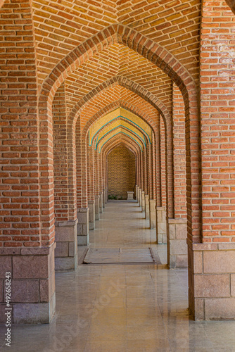 Archway of the Blue mosque in Tabriz  Iran