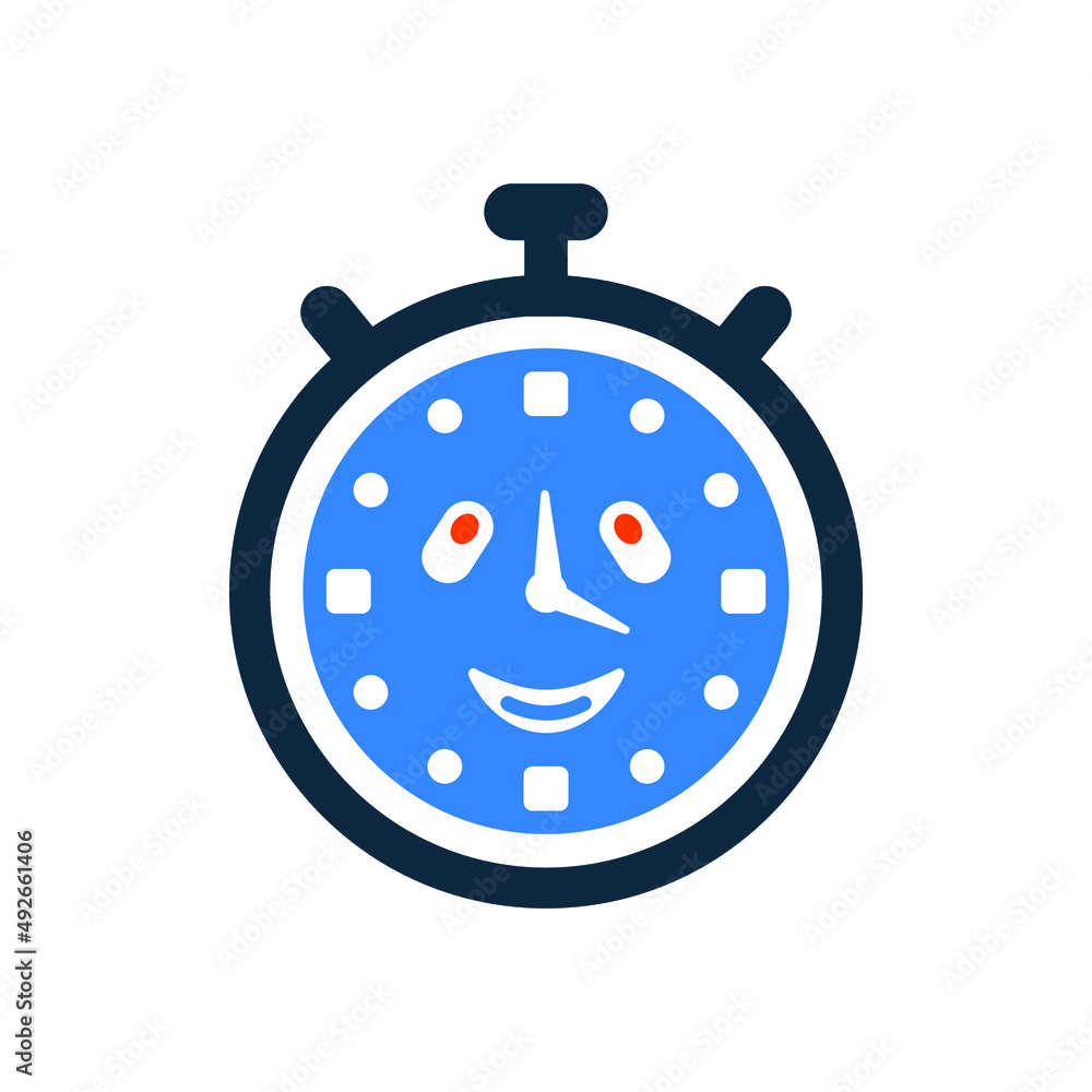 Happy, time, hour, smile icon. Editable vector graphics. Happy, time, hour, smile icon. Editable vector graphics.