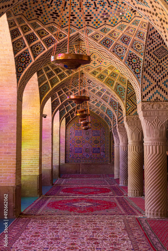 Nasir al Mulk Mosque in Shiraz, Iran