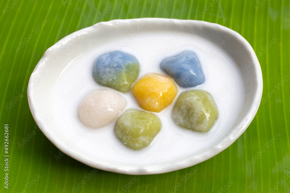 Coconut dumplings in sweet coconut Milk Coconut dumplings in sweet coconut Milk