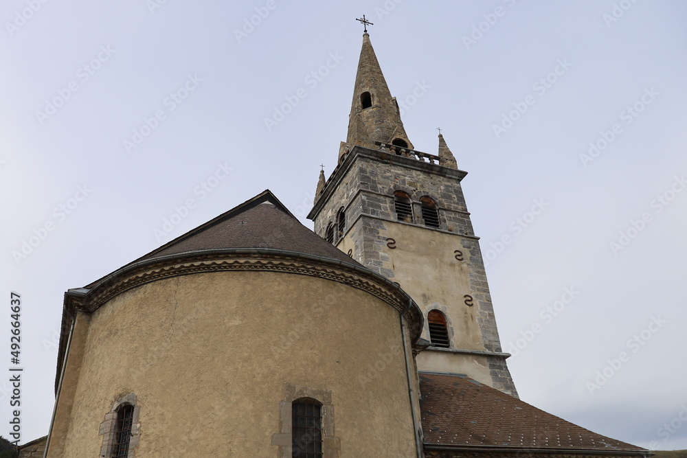 Fototapeta premium La chapelle Saint Pierre - Julien Eymard, village La Mure, département de l'Isère, France