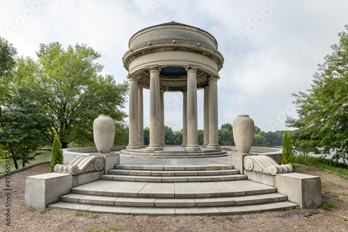 The famous historic landmark gazebo at FDR Park in South Philadelphia, Pennsylvania, USA photo