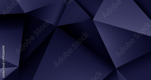 blue texture background with 3d triangle and deep shadow, realistic blue metal wallpaper