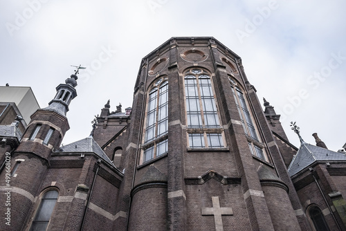 Amsterdam Saint Nicholas Basilica (Basiliek van de Heilige Nicolaas), is the city's major Catholic church. Saint Nicholas Basilica built between 1884 and 1887. Amsterdam, Netherlands. photo