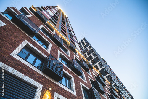 Modern residential complex of residential buildings , skyscrapers