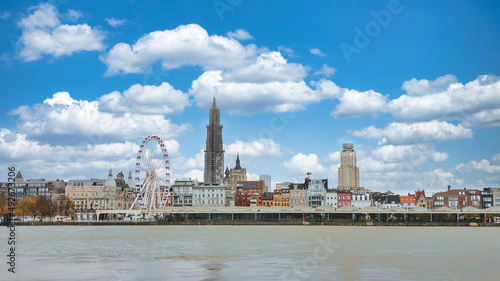 panoramic view of Antwerp Belgium