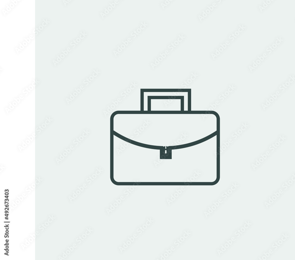briefcase vector icon illustration sign briefcase vector icon illustration sign