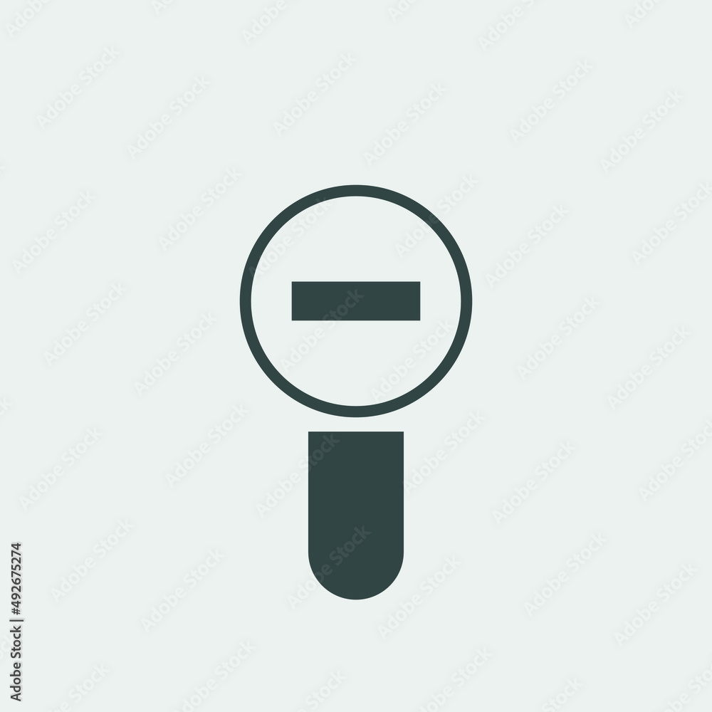 zoom out vector icon illustration sign zoom out vector icon illustration sign