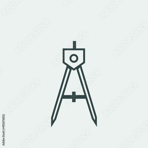 compass vector icon illustration sign 