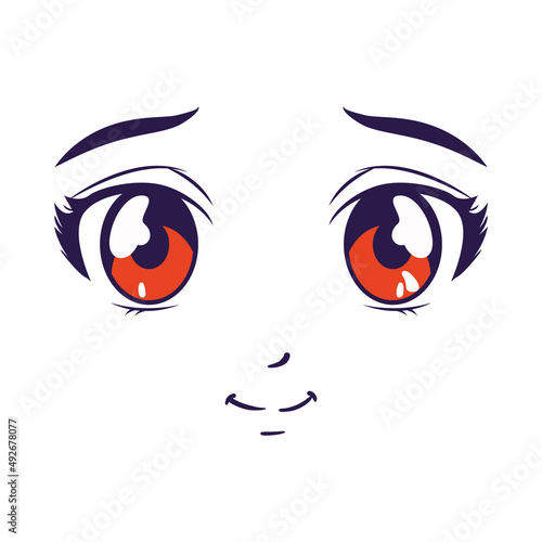 glad anime face