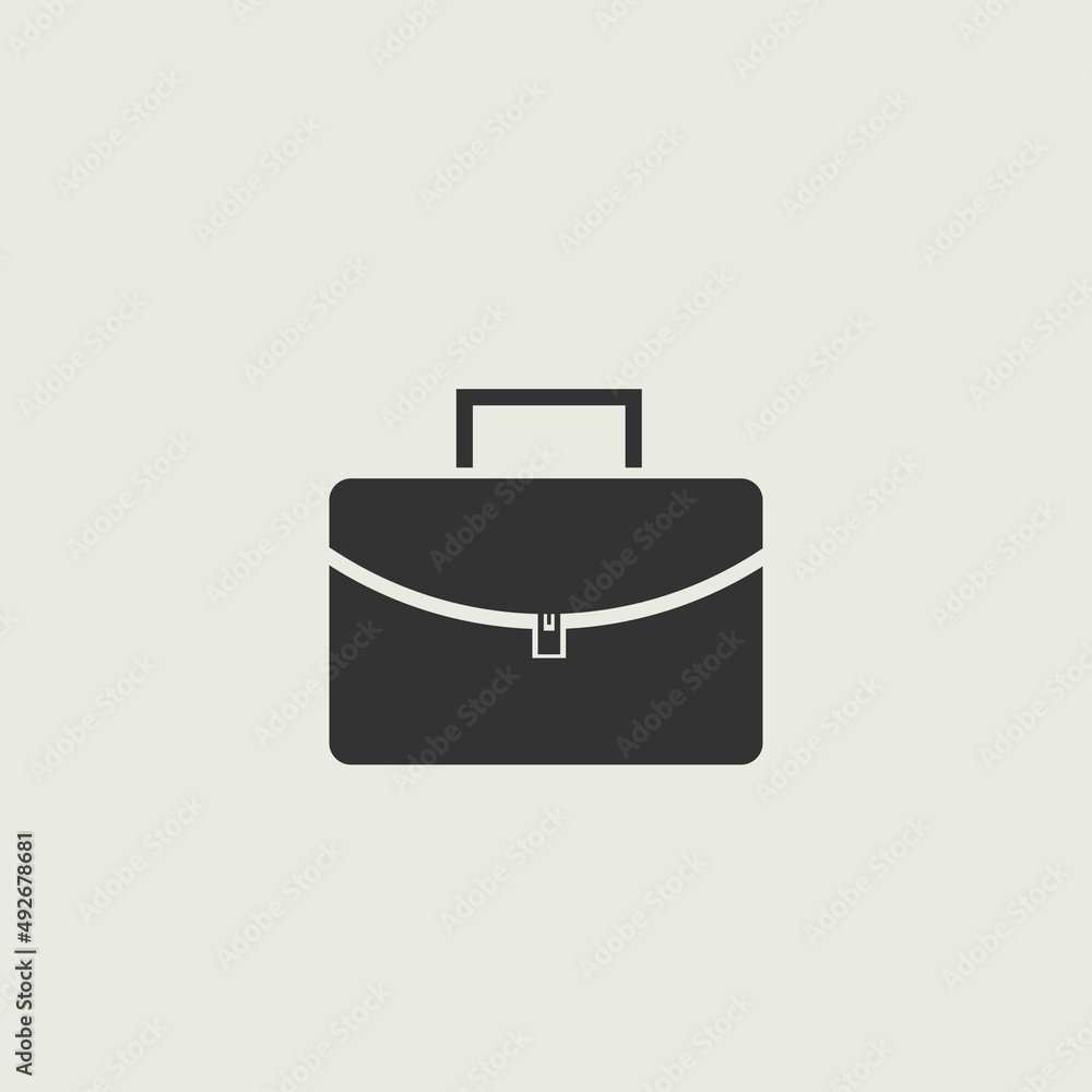briefcase vector icon illustration sign briefcase vector icon illustration sign