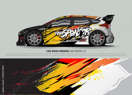 car graphic background vector. abstract lines vector with modern camouflage design concept  for truck and vehicles graphics vinyl wrap 