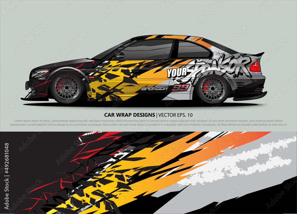car graphic background vector. abstract lines vector with modern camouflage design concept for truck and vehicles graphics vinyl wrap
car graphic background vector. abstract lines vector with modern camouflage design concept for truck and vehicles graphics vinyl wrap