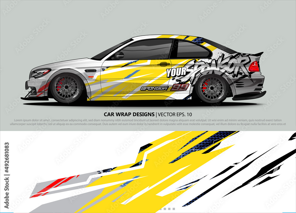 car graphic background vector. abstract lines vector with modern camouflage design concept for truck and vehicles graphics vinyl wrap
car graphic background vector. abstract lines vector with modern camouflage design concept for truck and vehicles graphics vinyl wrap