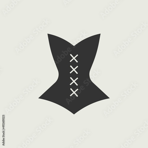 sexy lingerie vector icon illustration sign 