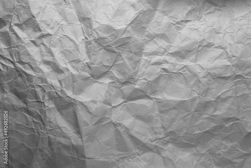 White paper texture. Crumpled white paper. Background