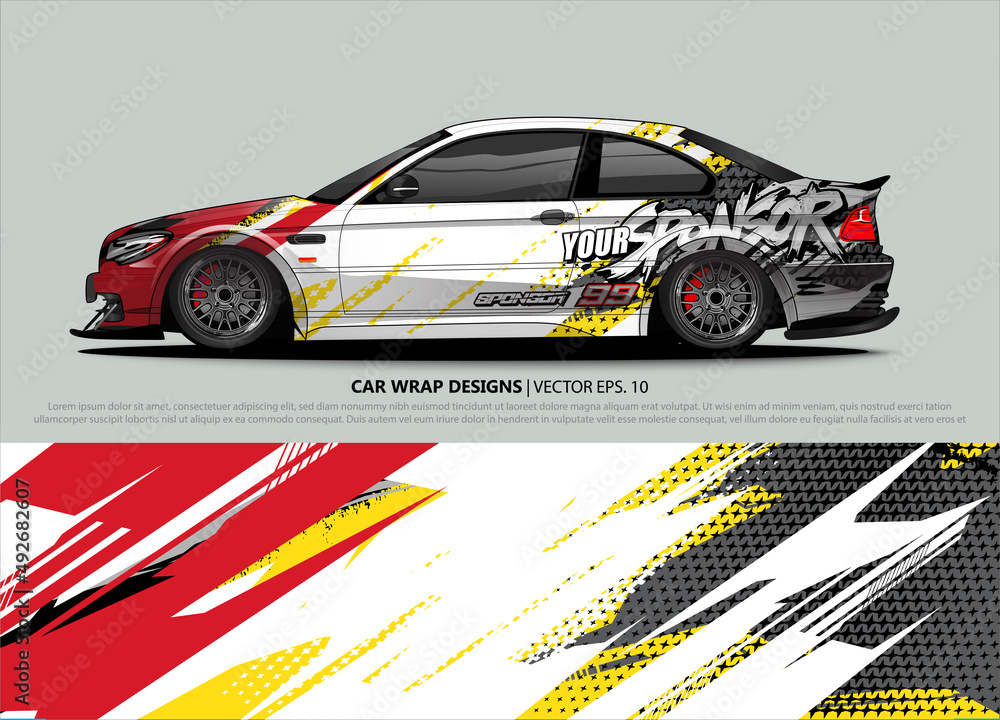car graphic background vector. abstract lines vector with modern camouflage design concept for truck and vehicles graphics vinyl wrap
car graphic background vector. abstract lines vector with modern camouflage design concept for truck and vehicles graphics vinyl wrap